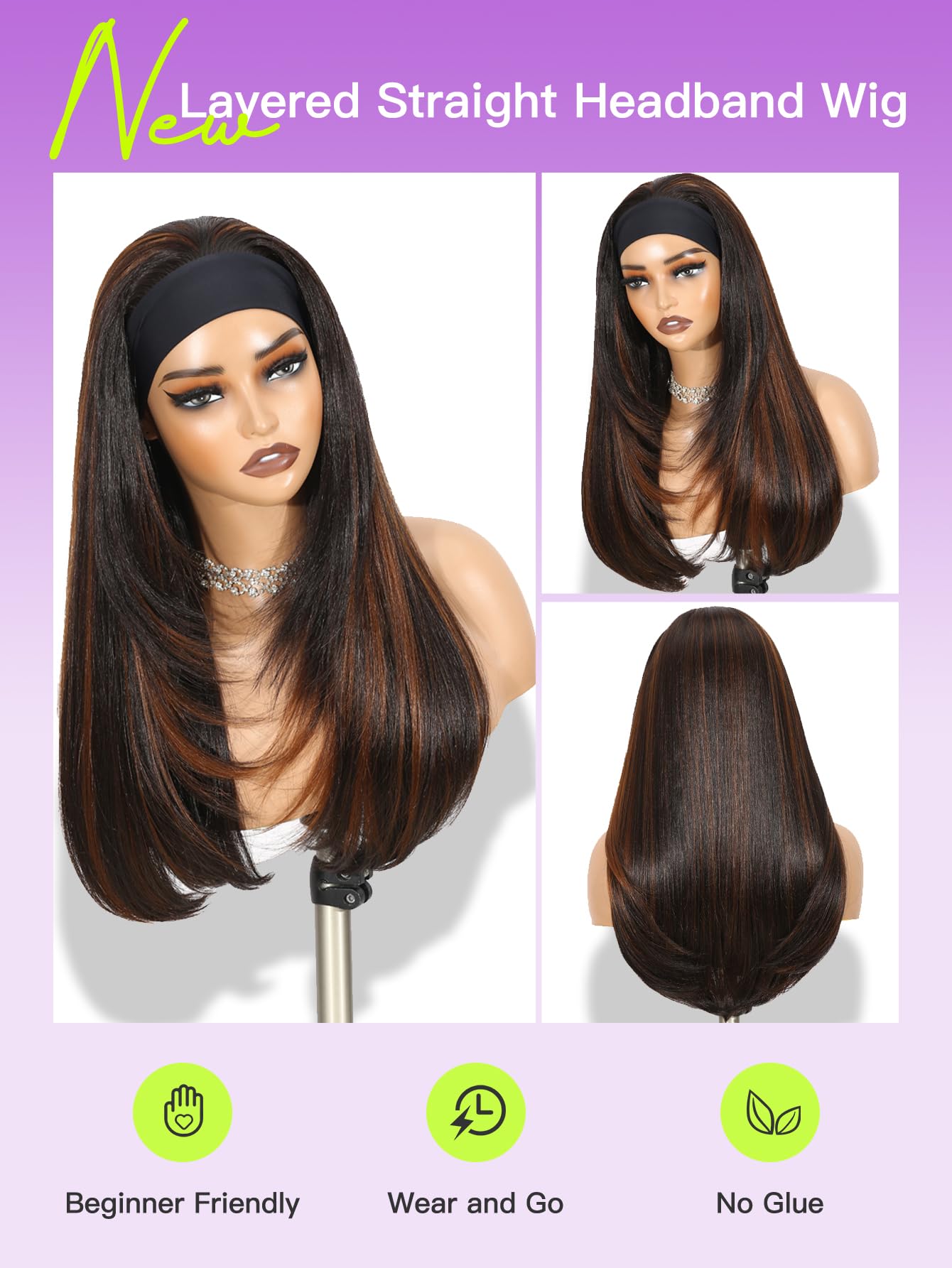 WIGNEE wig worn outdoors, polished everyday style benefit