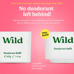 Wild refill close-up on bamboo pulp texture highlighting sustainable material benefit