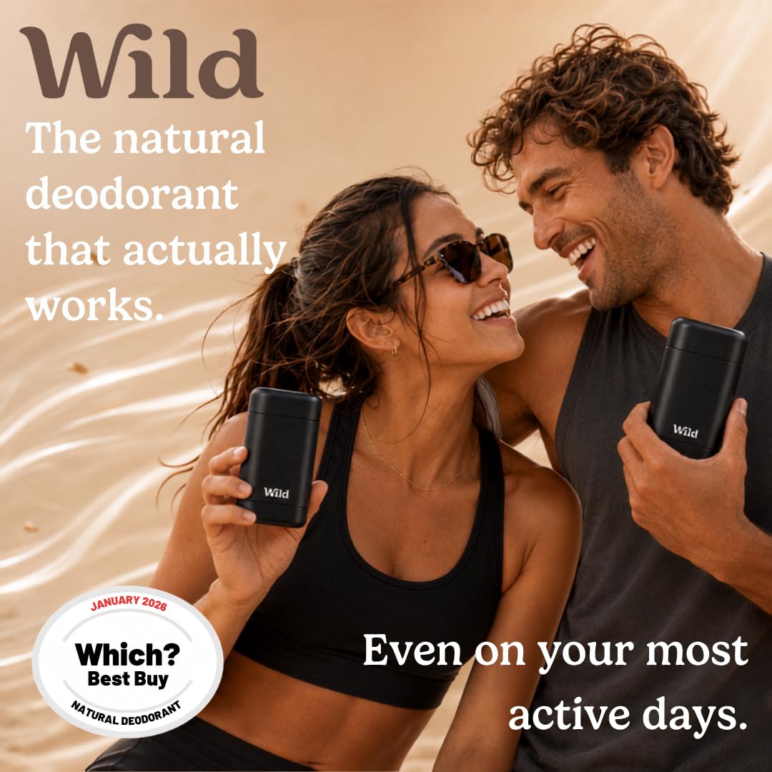 Wild refillable black case close-up highlighting durable finish and reusable benefit