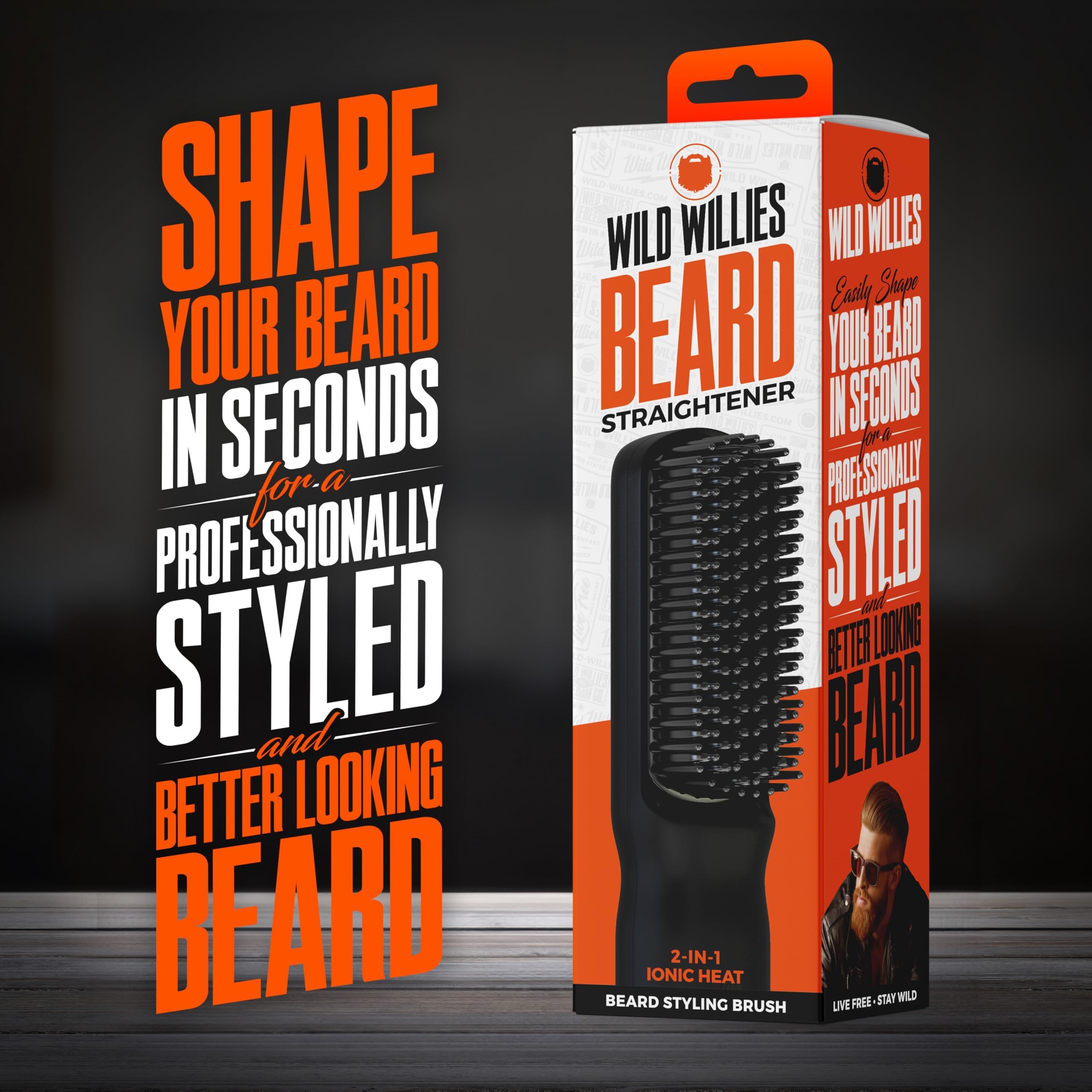 Wild Willies LED display showing precise temperature for controlled styling