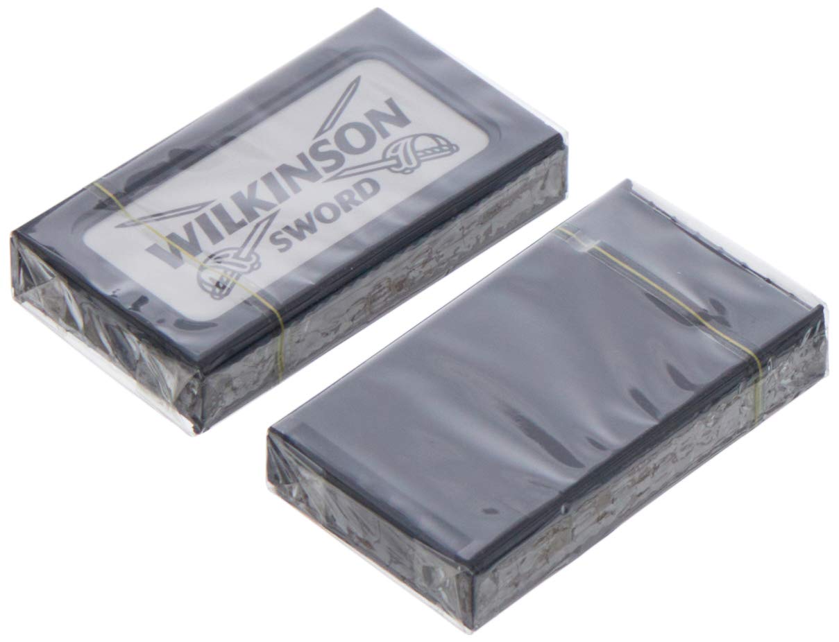 Wilkinson Sword detailed edge grind close-up indicating durable stainless steel benefit