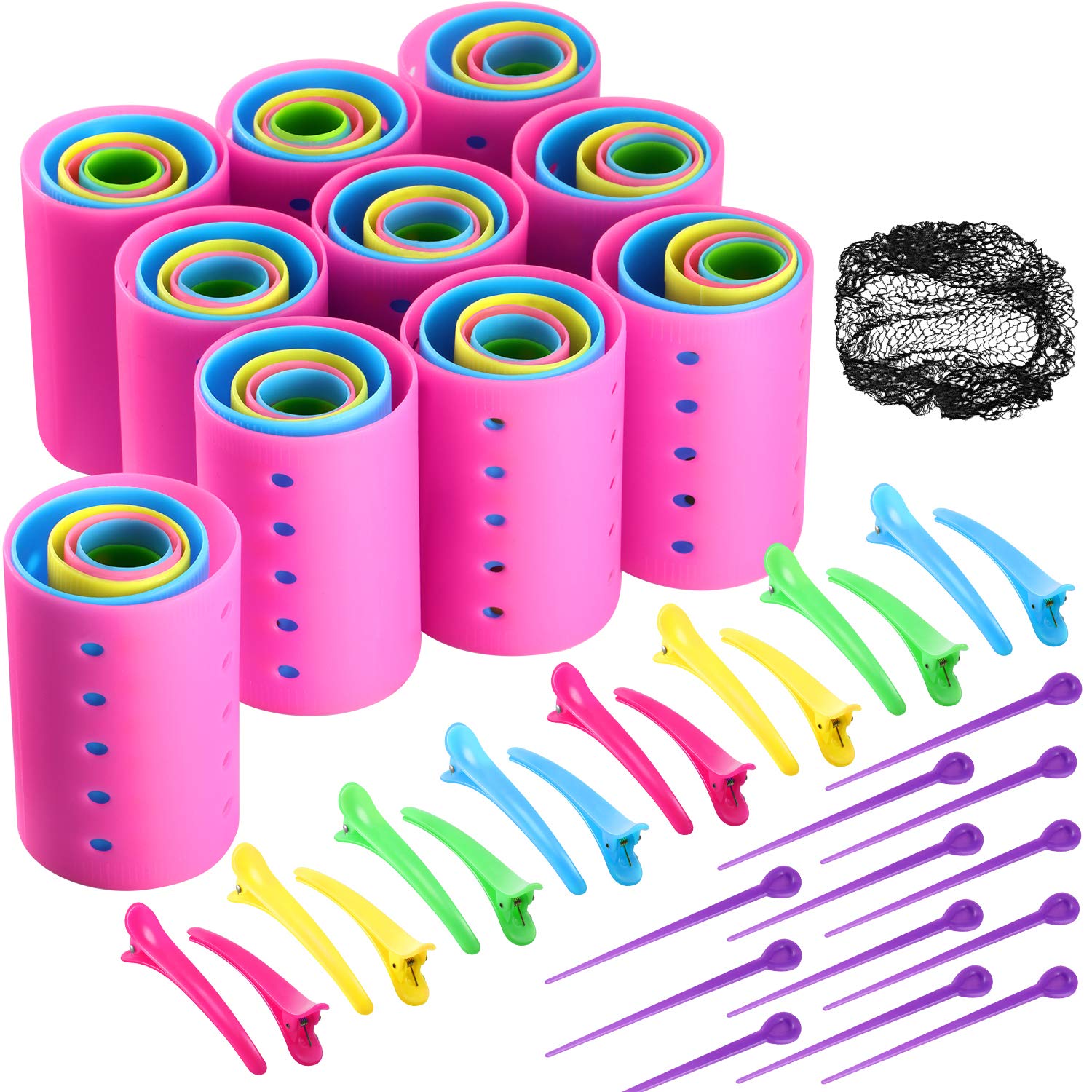 WILLBOND front packaging showing multicolor rollers and benefits for styling