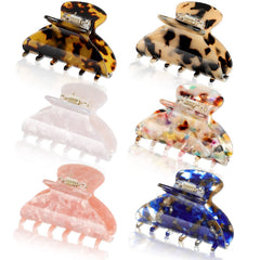 WILLBOND front view of six patterned clips showing variety and easy selection