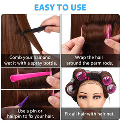 WILLBOND in-use photo on long hair demonstrating gentle heat-free styling benefit