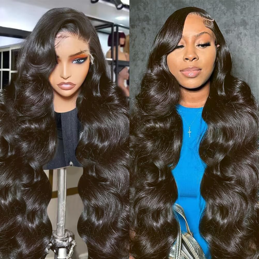 Wingirl front view 30-inch wig showing natural hairline and volume benefit