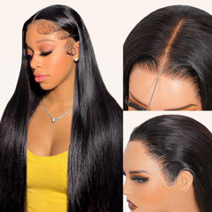 Wingirl front view full lace frontal showing natural scalp illusion and instant wear
