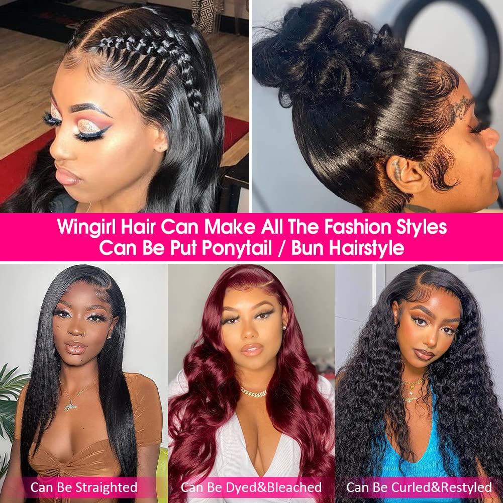 Wingirl packaging with wig cap and 5D lashes showing ready-to-wear convenience
