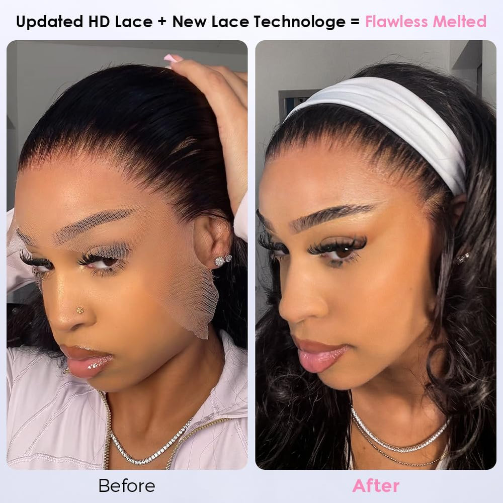 Wingirl styled ponytail on model showing versatility and polished appearance