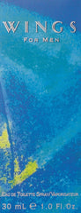 WINGS Giorgio Beverly Hills bottle close-up showing glass texture and label detail