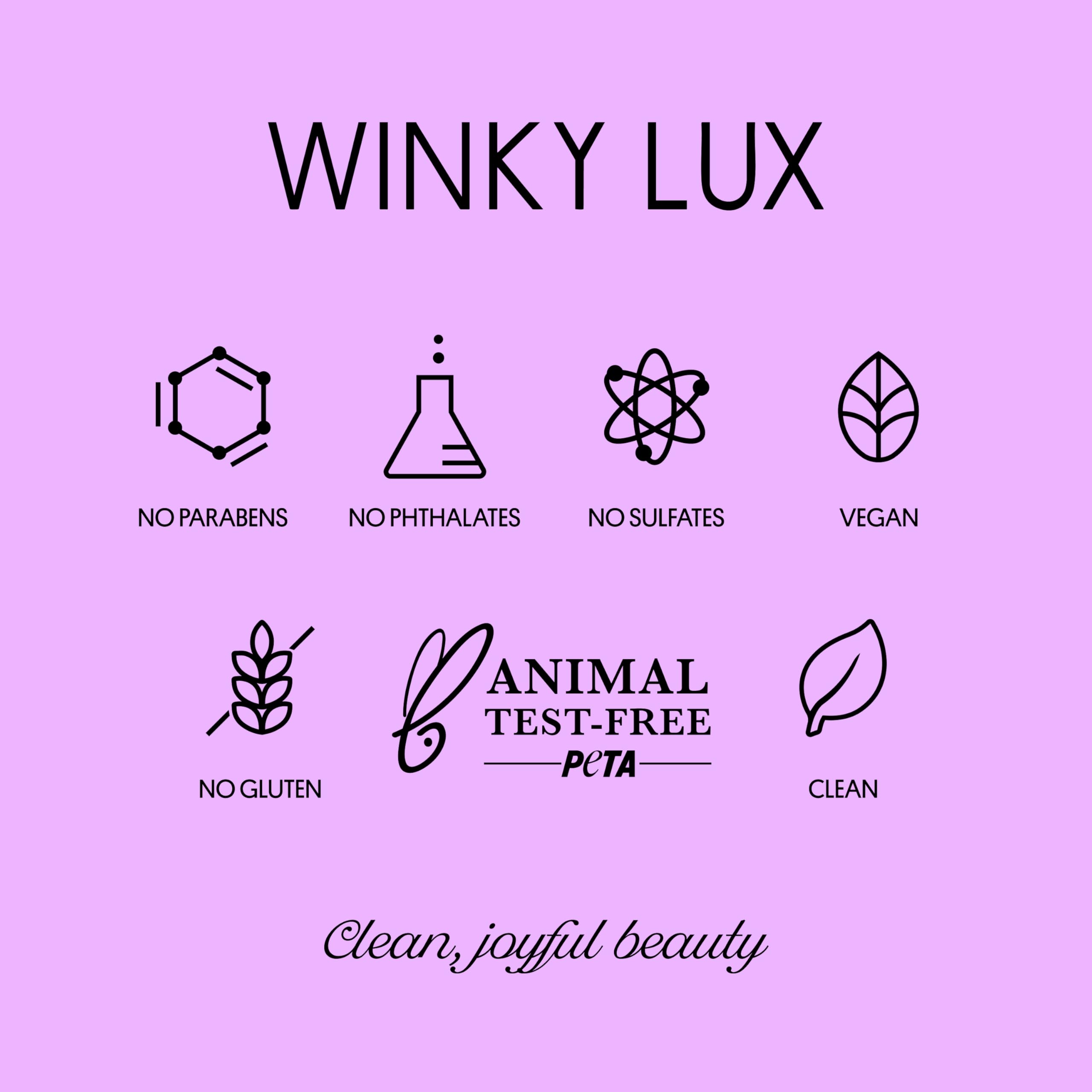 WINKY LUX size comparison with coin illustrating compact travel-friendly design benefit