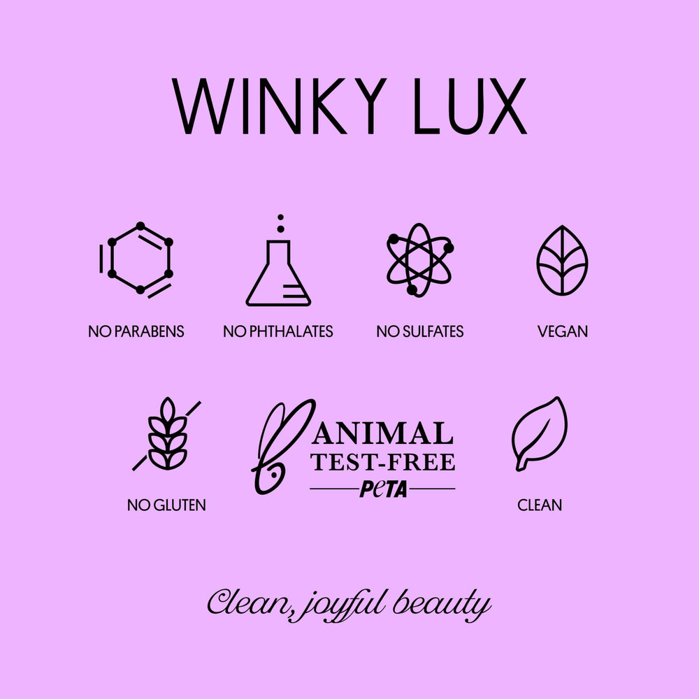 WINKY LUX size comparison with coin illustrating compact travel-friendly design benefit