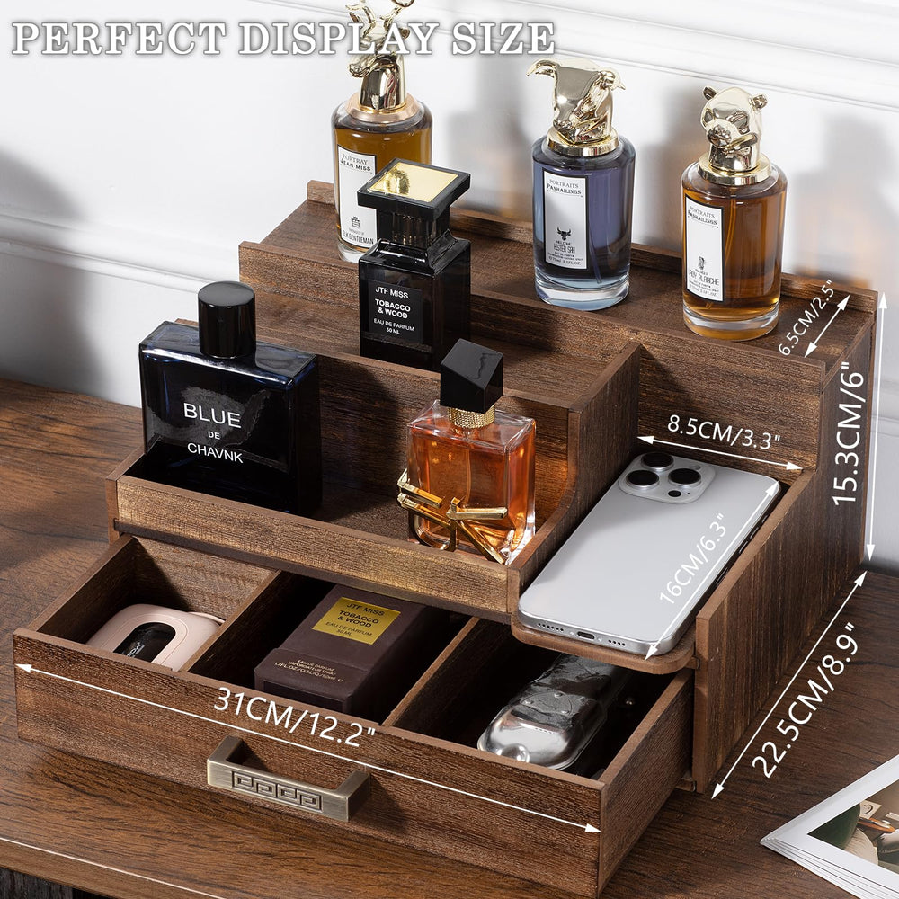 Wishtofly on bedroom dresser styled with mirror and daily grooming essentials