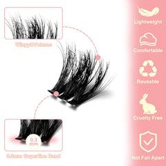WiWiLINK length range layout displaying 10 to 18mm clusters for layered, wispy effect