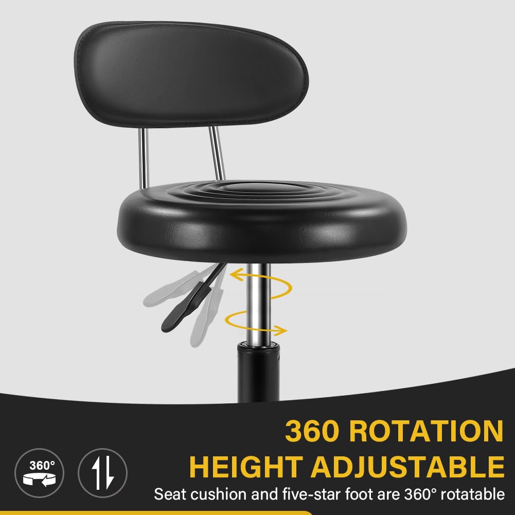 WKWKER universal casters close-up providing quiet smooth rolling