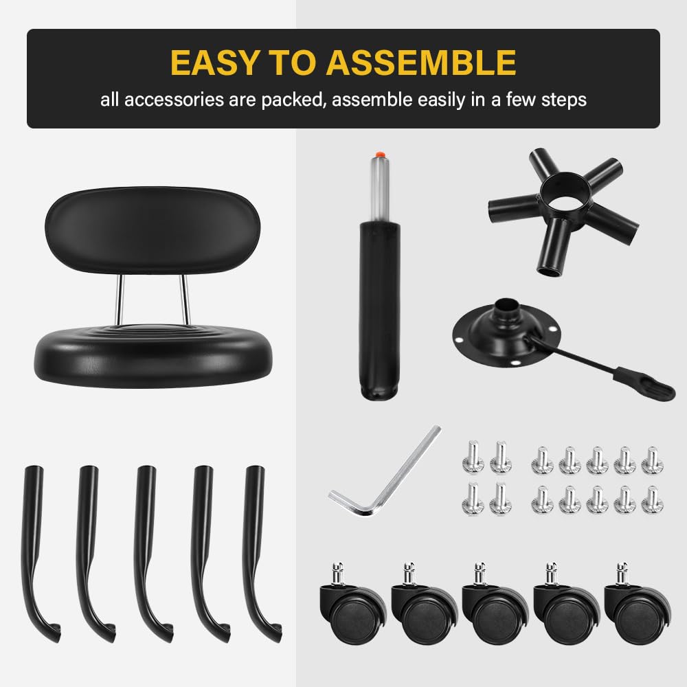 WKWKER in-salon lifestyle shot demonstrating ergonomic mobility