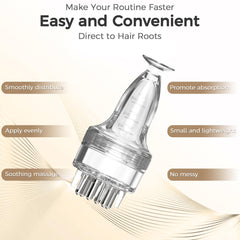 WL-YBOPRO applying serum directly to scalp for clean application