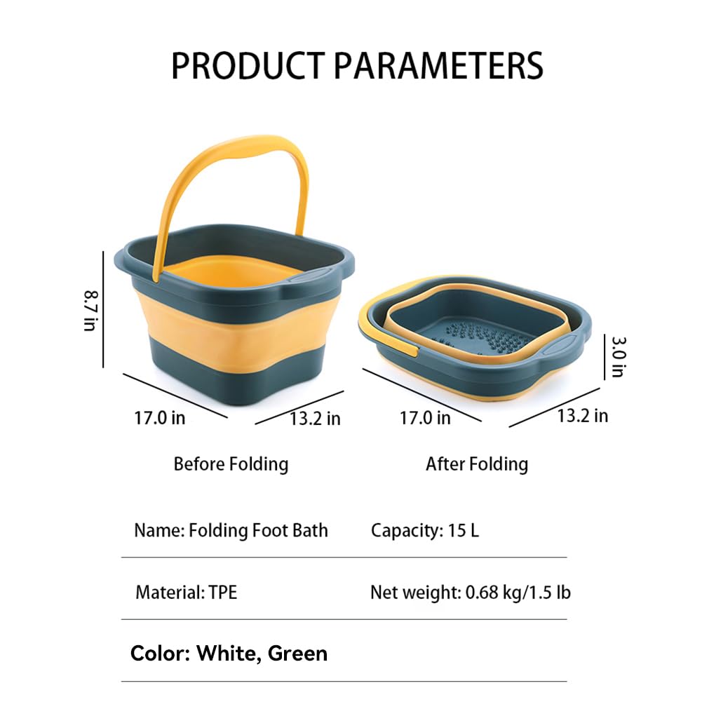 WMHYLYH foot basin used as a multipurpose bucket on a picnic for versatile use