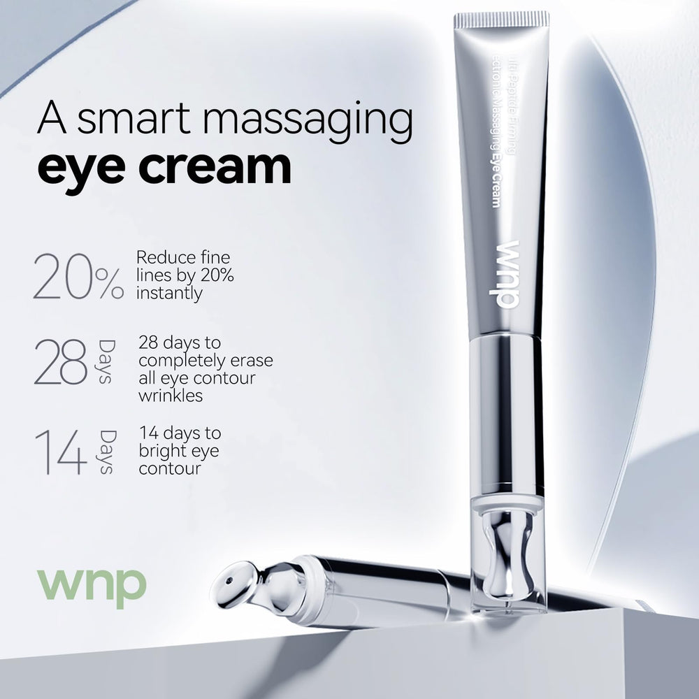 WNP cream texture swipe showing lightweight, fast-absorbing finish