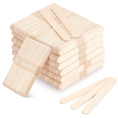 WoBiogHo front packaging showing 1500 wooden wax sticks and quantity benefit