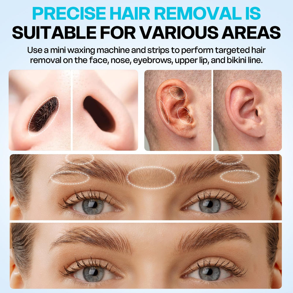 Wokaar ear and mustache guards detailed for safer targeted waxing