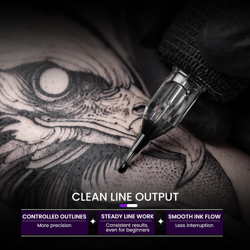 Wormhole Tattoo PVC tube and steel needles detail highlighting durable materials
