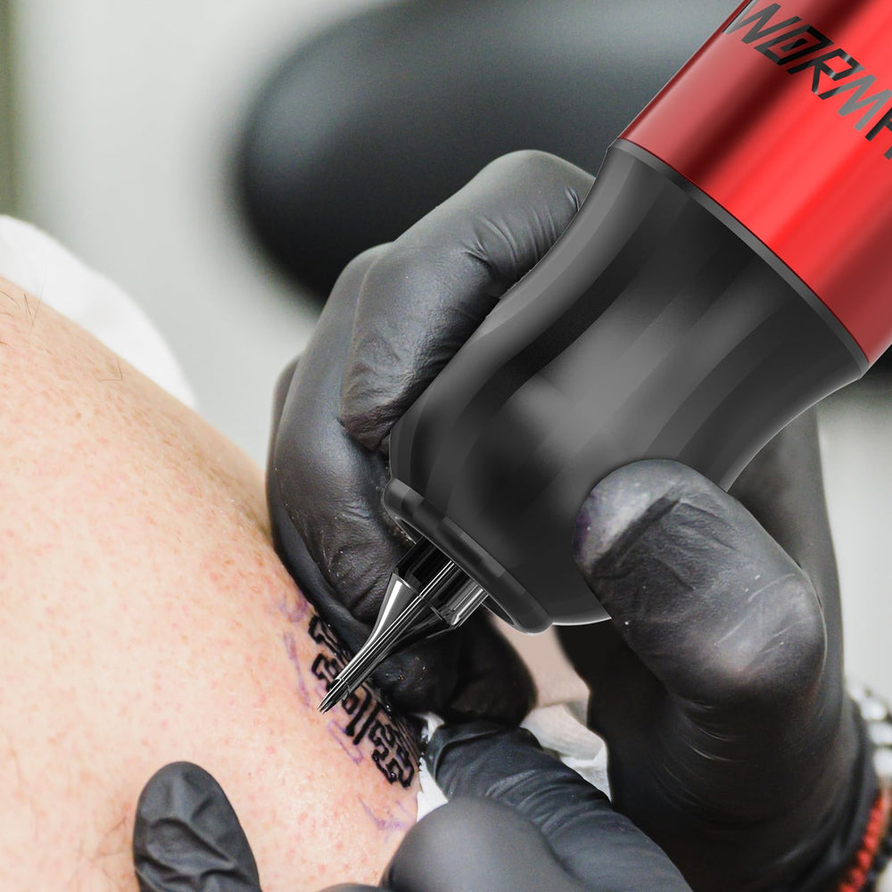 Wormhole Tattoo cartridges beside ruler showing compact size and scale