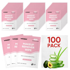 WOUSEDO front packaging showing 100-count wipes and travel-friendly design for convenience