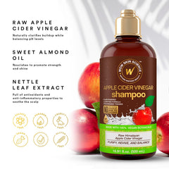 WOW Skin Science cream-like shampoo texture displayed to show gentle lather