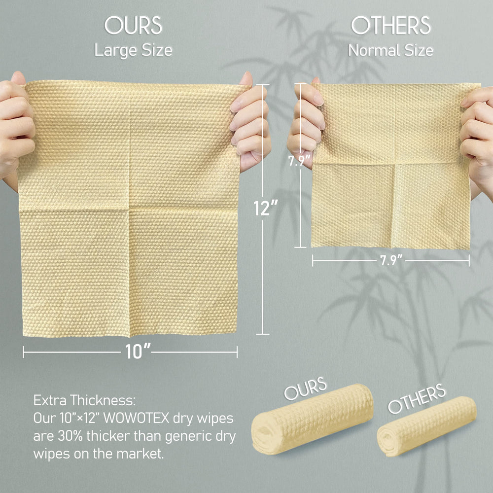 WOWOTEX close-up texture of bamboo rayon fabric showing soft absorbency