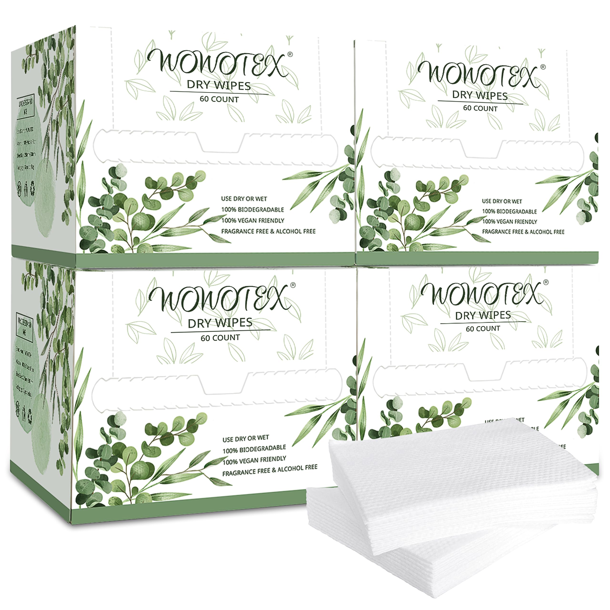 WOWOTEX front packaging showing 4-box set and quantity benefits