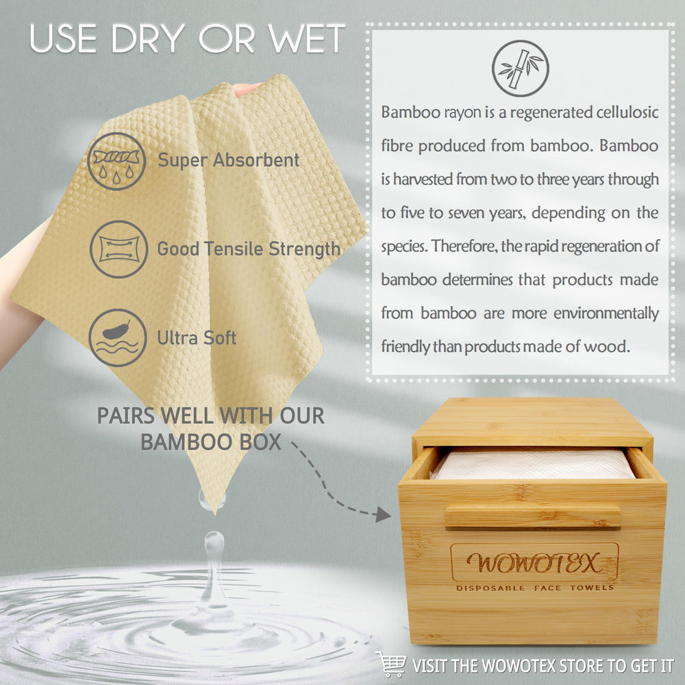 WOWOTEX removing makeup from face showing effective, non-abrasive cleansing