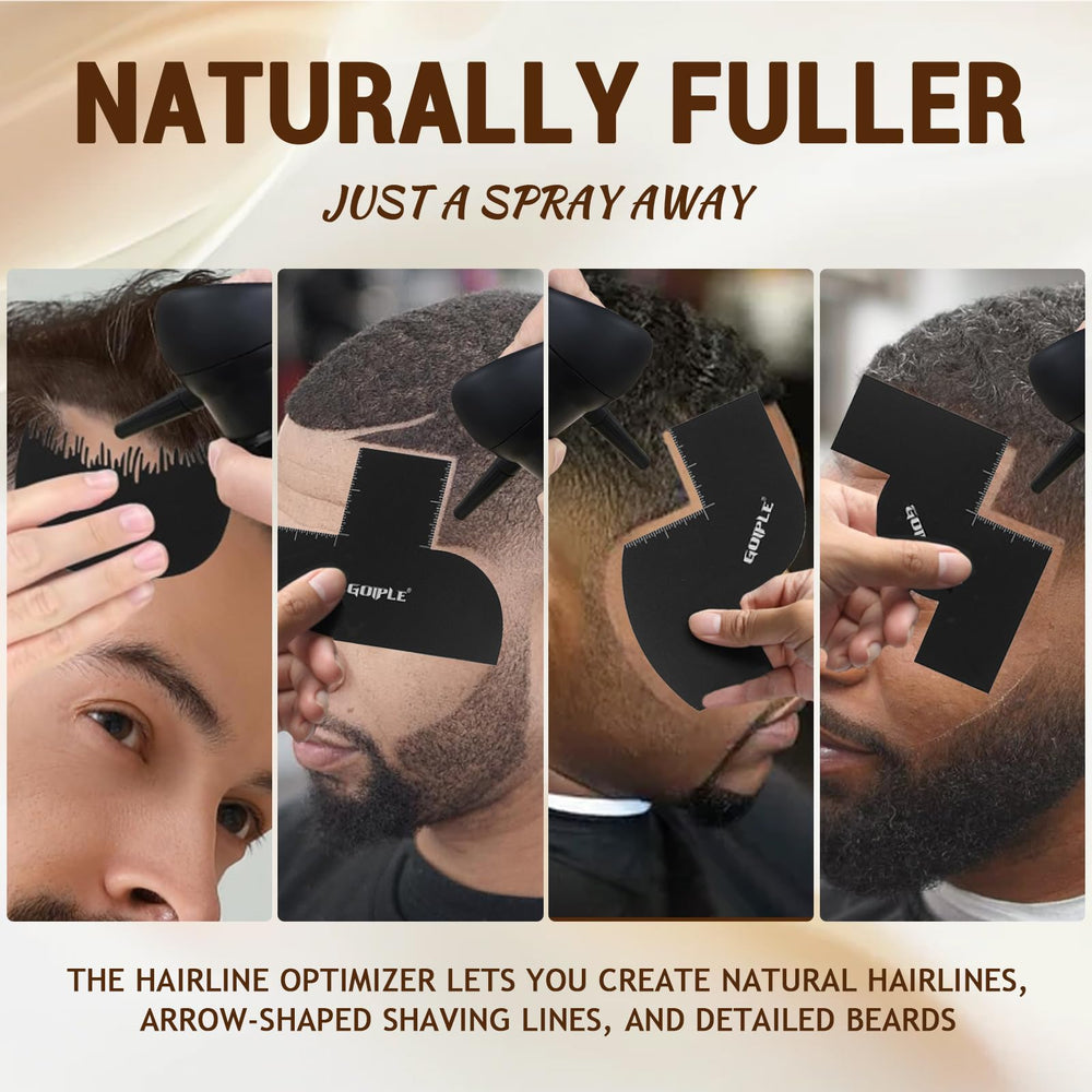 WOZUTUNT before and after showing patchy beard to fuller look