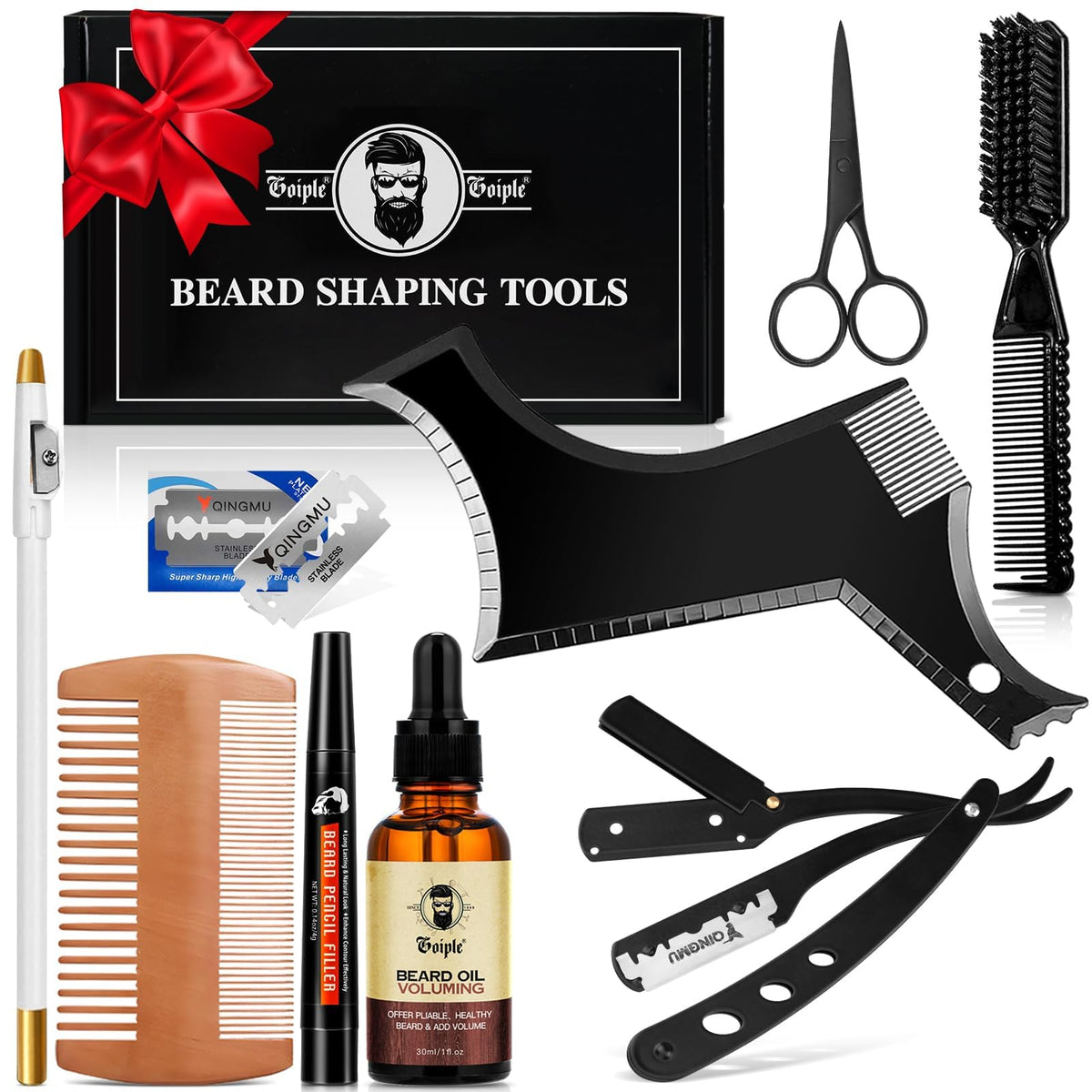 WOZUTUNT full kit layout shows every tool for precise grooming