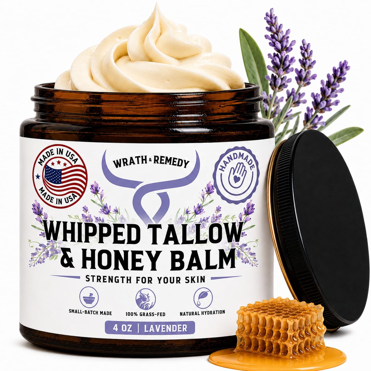 Wrath & Remedy front tin showing packaging and product name for natural skincare