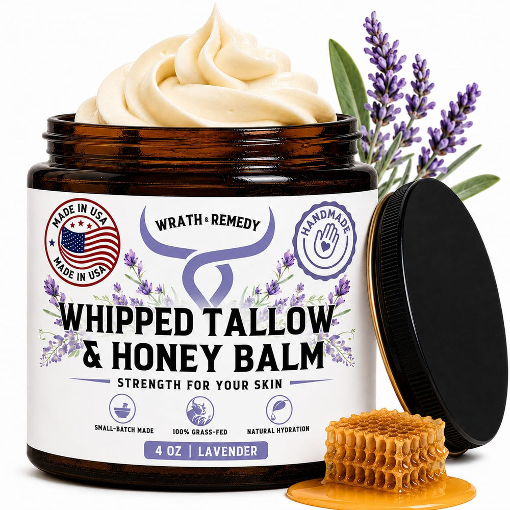 Wrath & Remedy front tin showing packaging and product name for natural skincare