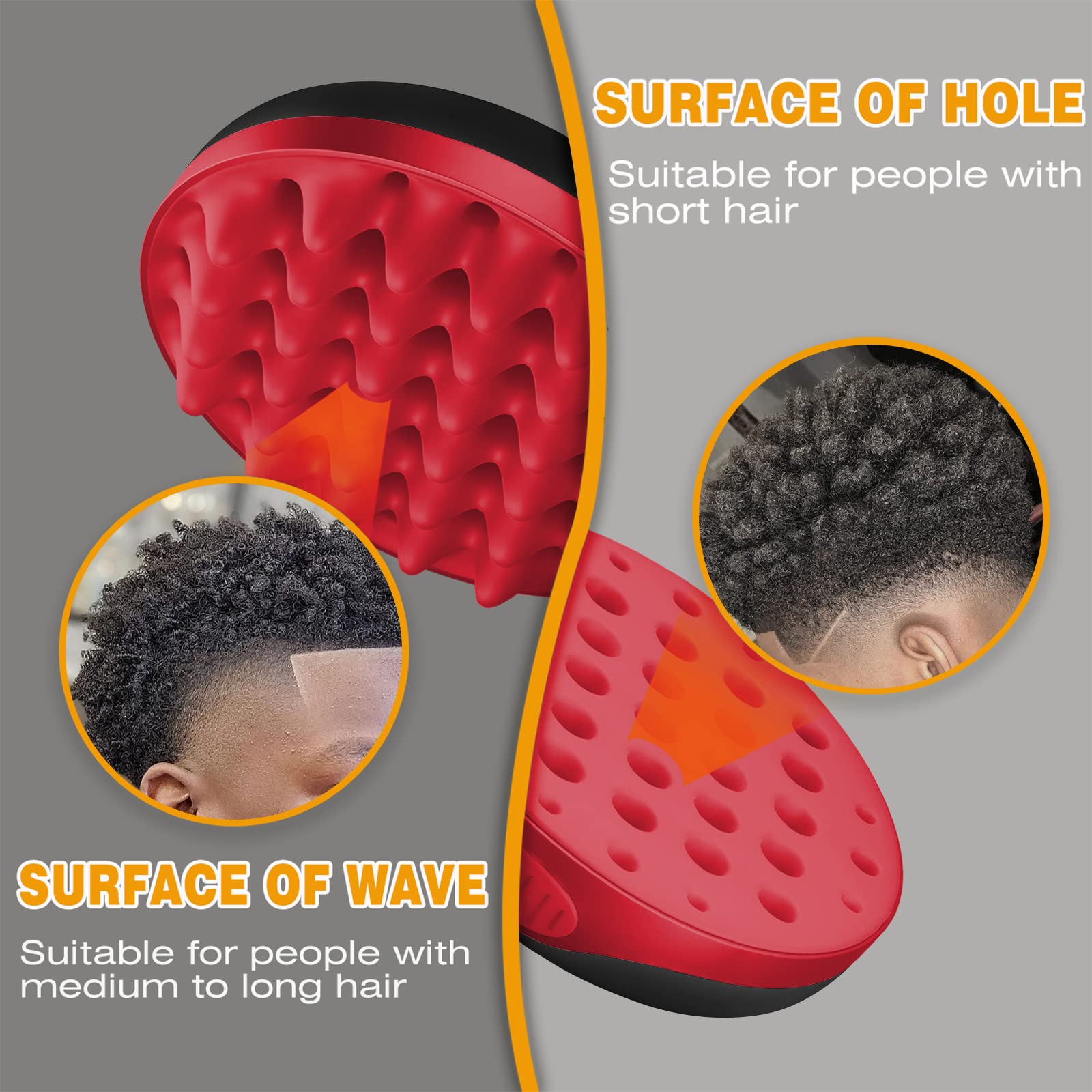 WTTORDE in hand while twisting hair showcasing comfortable fit and effortless control