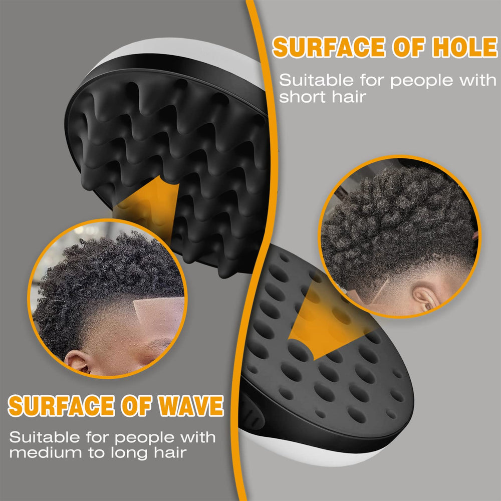 WTTORDE styling in use on male model creating defined waves
