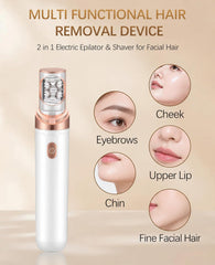 Wudajie closeup of 3x tweezer head demonstrating faster hair removal