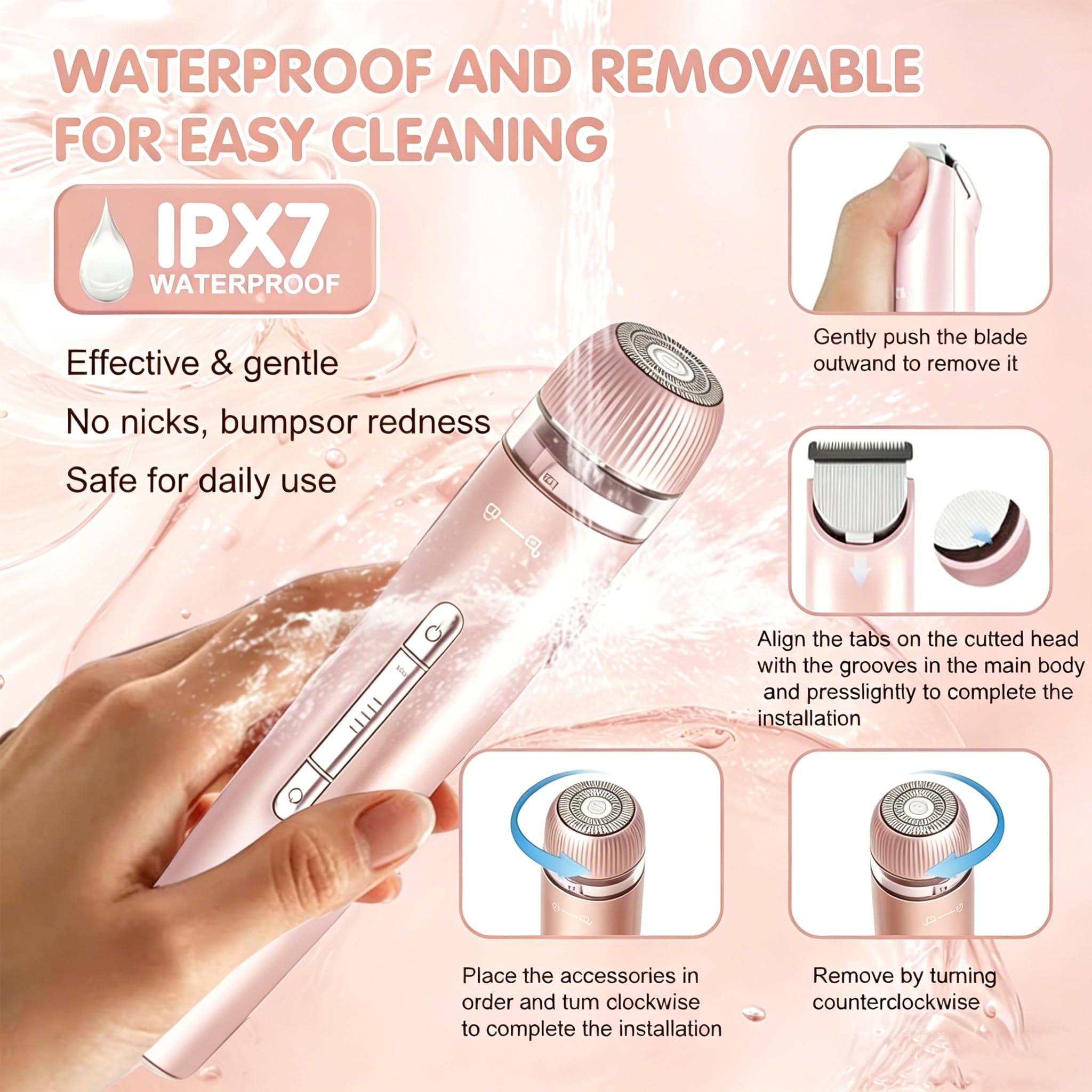 Wudmew lifestyle bathroom setup showing travel-ready grooming ease