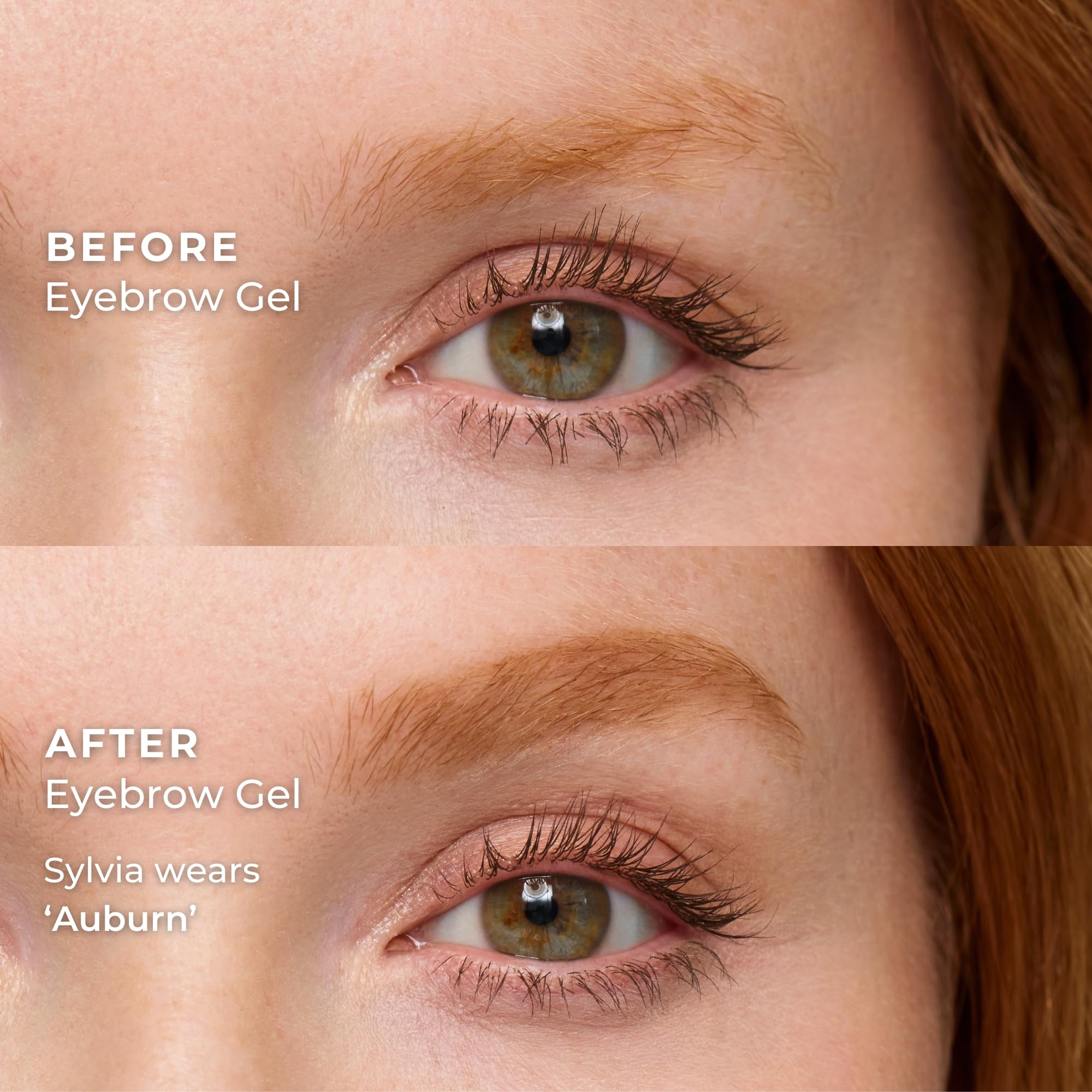 WUNDERBROW angled brush and spoolie close-up for precise application