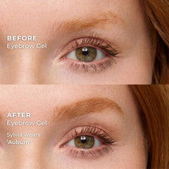 WUNDERBROW angled brush and spoolie close-up for precise application