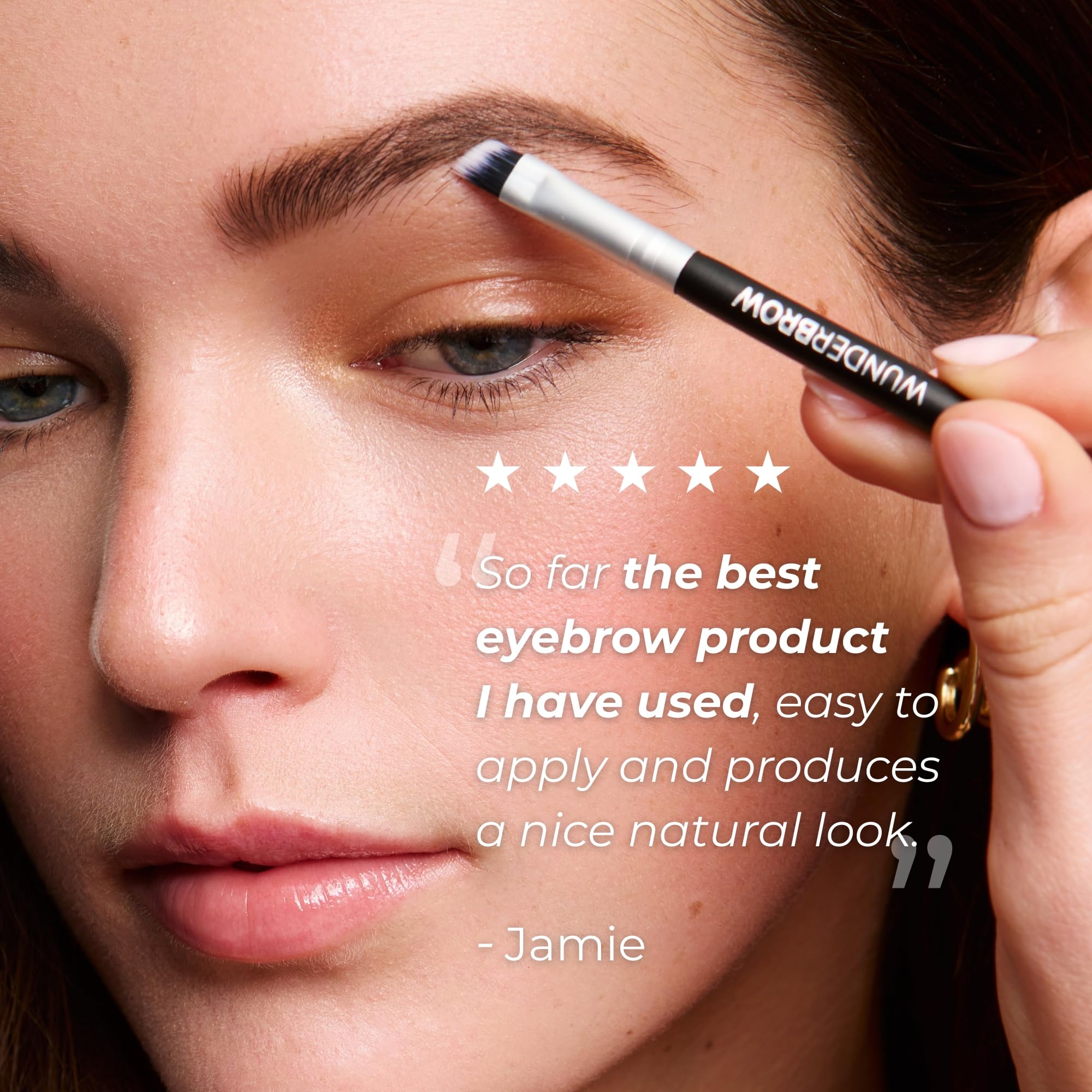 WUNDERBROW mirror and brush detail for on-the-go touch-up convenience benefit