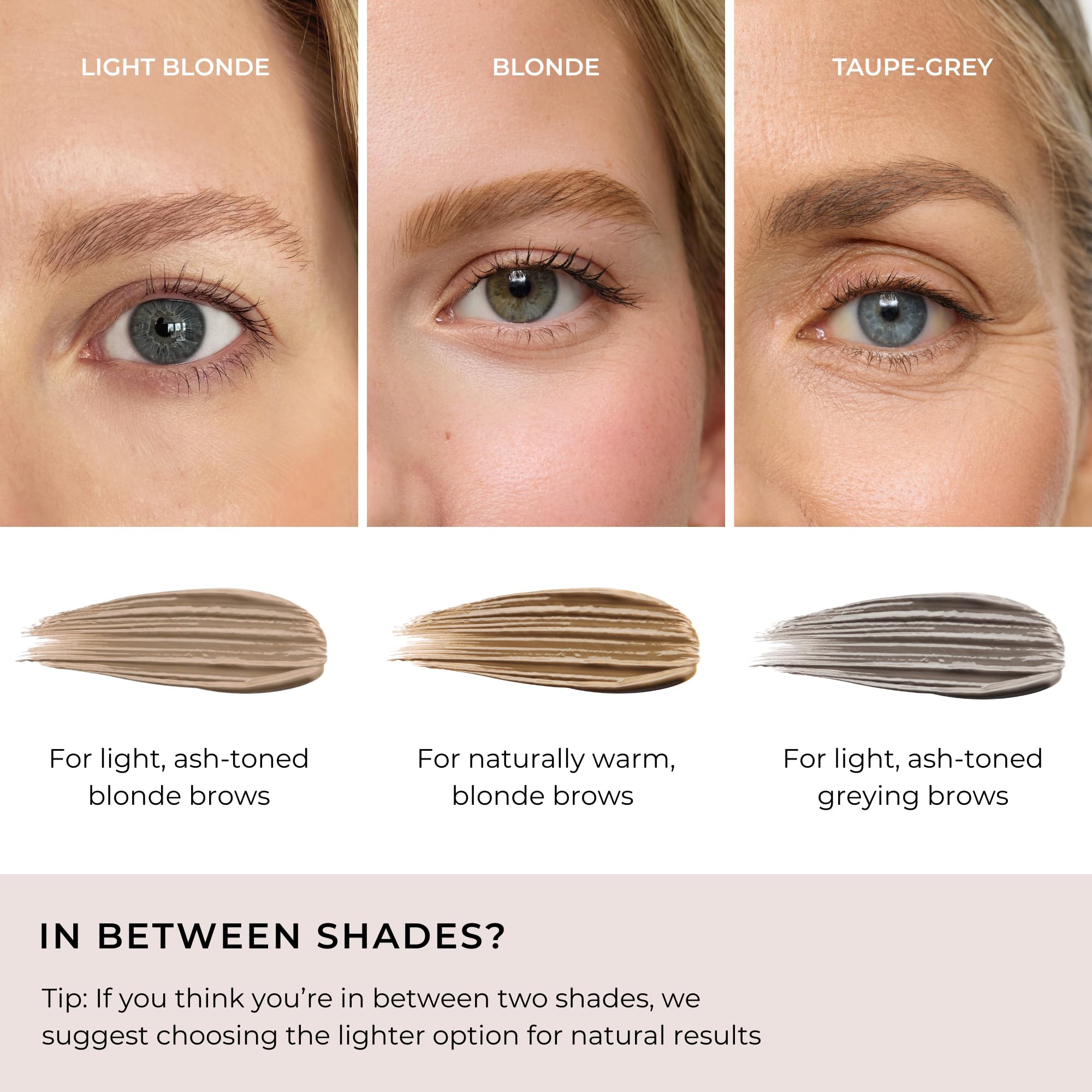 WUNDERBROW gel texture close-up showing fibres for natural fullness