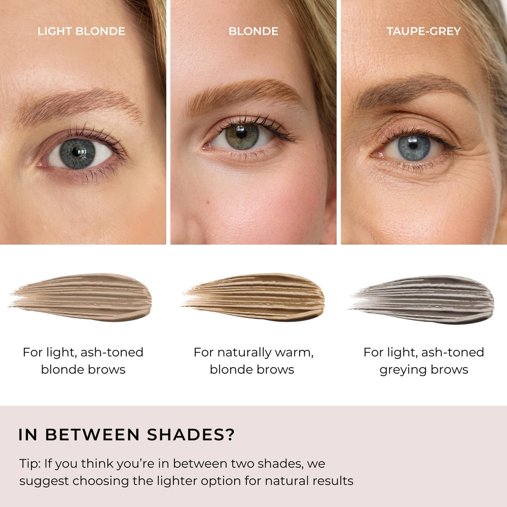 WUNDERBROW gel texture close-up showing fibres for natural fullness