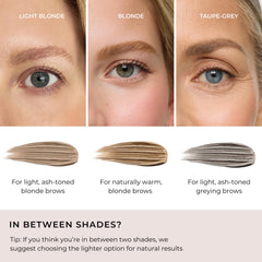 WUNDERBROW gel texture close-up showing fibres for natural fullness
