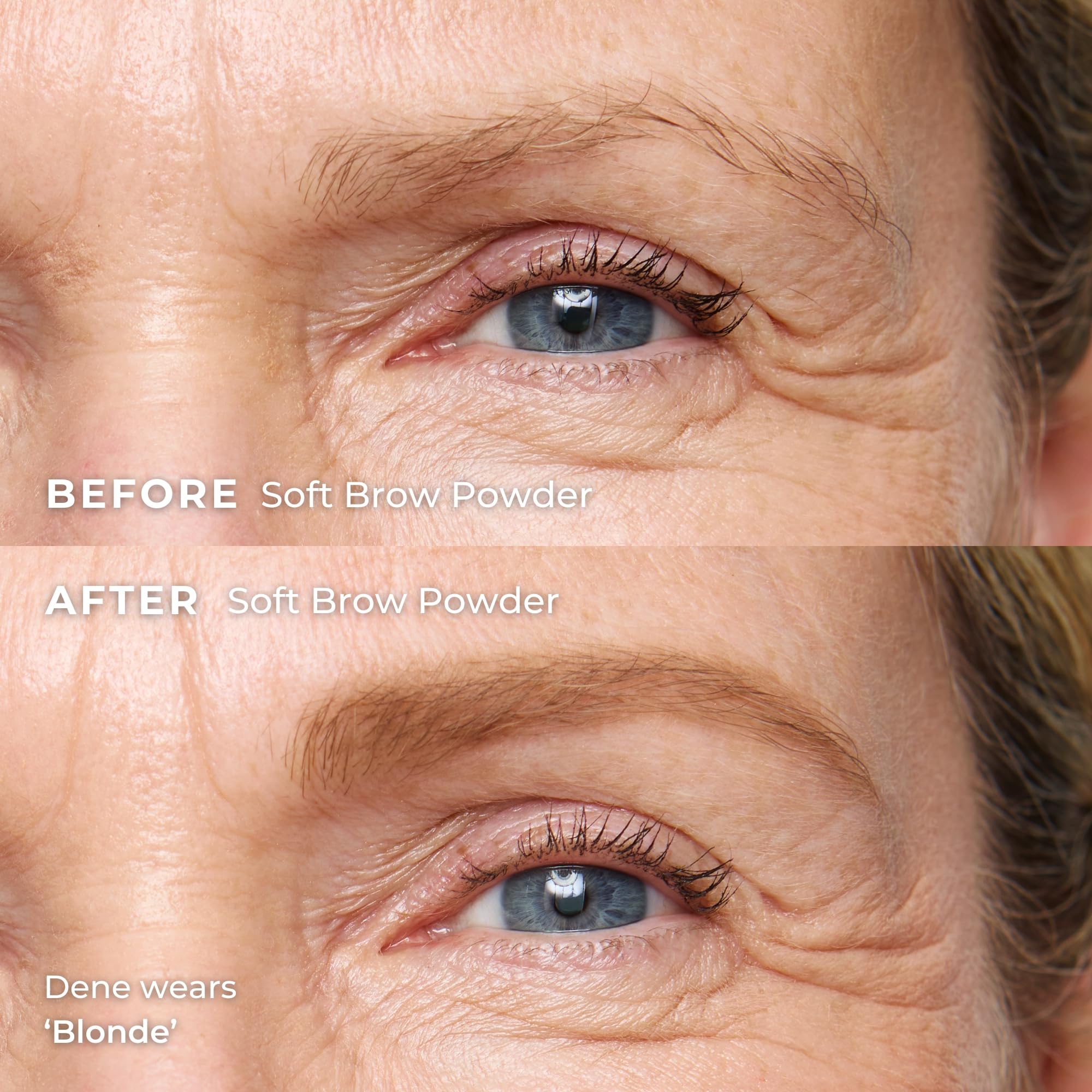 WUNDERBROW open compact with mirror and dual-ended brush for precise shaping