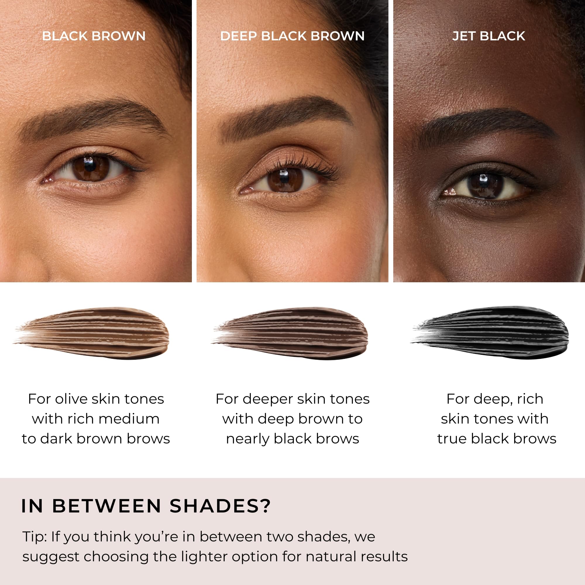 WUNDERBROW gel close-up showing hair-like fibres for natural-looking fullness benefit