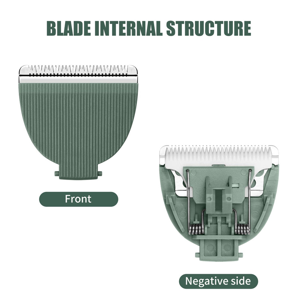 Wusuker blade beside a coin to illustrate compact size, helps plan storage and replacement timing
