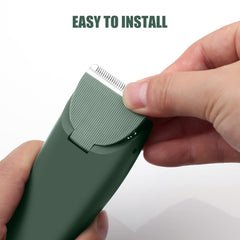 Wusuker close-up of ceramic cutting edge and stainless steel backing, designed for smooth performance