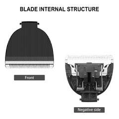 Wusuker blade installed on Manspot trimmer demonstrating easy snap-in benefit